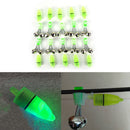 Outdoor Night Fishing Accessory Rod Tip LED Light Fish Bite Double Alarm Bell ^