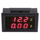 Utility LED Display DC 0~100V 10A Dual Digital Voltmeter Amp Volt Meter Ammeter