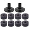 8PCS Cymbal Stand 25mm Felt Washer + 2PCS Cymbal Sleeves Replacement for Sh