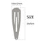 80PCS Hair Clips, 2 Inch Non-Slip Metal Hair Barrettes for Girls, Kids, Bab F6C5