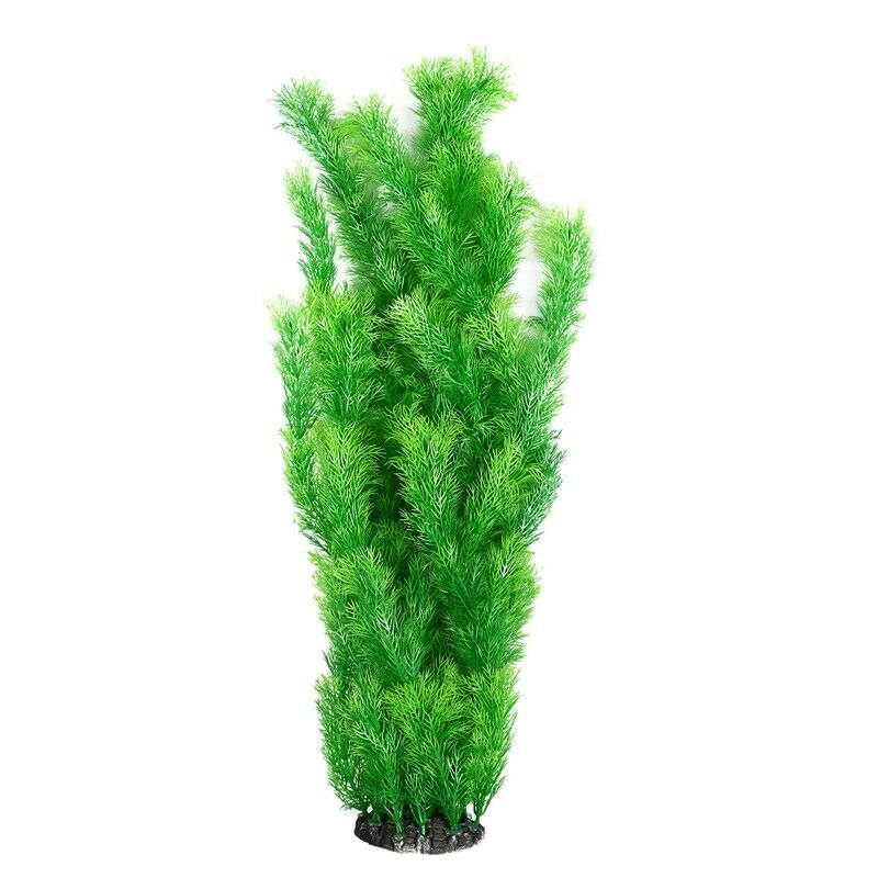 21.6" Height Green Plastic Artificial Water Plant Grass for Fish Tank D8T3