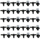 120Pcs Mini Garden Lawn Watering Spray Nozzle +Tee joints Sprinkler Tool