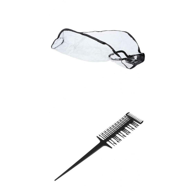 Comb To Highlight Sectional Salon 3 Way Fabric With Funnel For Washing