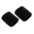 2 Pairs Basketball Unisex Cotton Sweat Band Sweatband Wristband Wrist Band