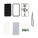 Solar Charger Power Bank 4000mAh Portable Dual USB Charger for Phones Black