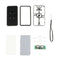 Solar Charger Power Bank 4000mAh Portable Dual USB Charger for Phones Black