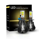 Dual Color 6000k White 3000K yellow H3 Car LED Fog Light for car truck suv S6Y4