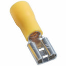 100Pcs 24A Insulated 12-10AWG Female Spade Terminal Crimp Wire Connectors Y L5S2