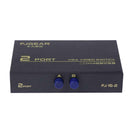 130MHz 1 to 2 Monitor Switch VGA Video Splitter Converter Adapter Box