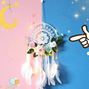 Dream Catcher DIY Decorative Pendant Flower Dream Catcher Wall Hanging Deco H9G9