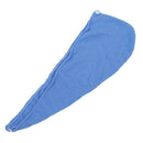 1PC Magic minifiber Hair-Drying Towel Cap Bath Head Wrap - Blue X9B4