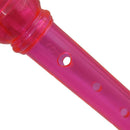 8 Holes Soprano Descant Recorder with Cleaning Rod Musical Instrument Red