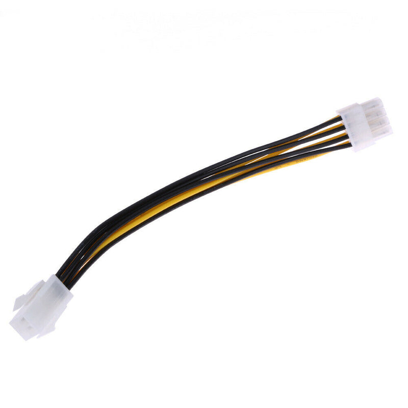 5x ATX 4 Pin Male to 8 Pin Female EPS Power Cable Adapter CPU Power Supply