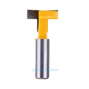 1/2*5/16 Shank Straight T-track T-Slot Router Bit Woodworking Chisel Cutter Tool
