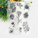 Romantic Wedding rose flowers Silicone Stamp DIY Scrapbooking Photo Album DecoME