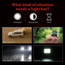 60W 6000LM 4 Inch Light Bar Work Light Spotlight LED Light Bar for Truck Dr