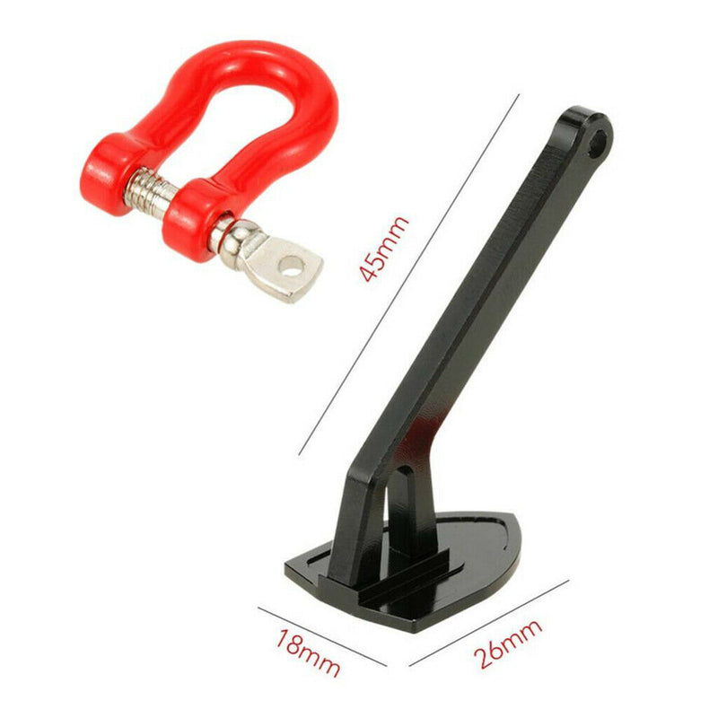 Winch Anchor+Tow Hook Trailer Chain+Luggage Net for 1/10 RC Axial SCX10 Cars