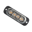 12V 4LED Light Car Truck Side Marker Indicator Turn Signal Lamp (Yellow)