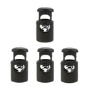 4pcs Heavy Duty Plastic Toggle Stop Slider For Paracord, Accessory Cordage