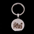 Engraved liefste juf Keychain Pendant Keyring Jewelry Best Gift for Teacher  OZ