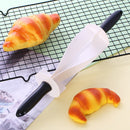 Blade Roller Croissant Cutter Rolling Pin Non-Stick Cutter Cake Baked Pastry BX