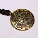 Tibetan Buddhism Amulet Hanging Pendant Necklace 4.3cm