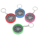 Outdoor compass keychain outdoor camping plastic compass hiking hiker`3C