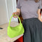 Nylon Casual Women Handbag Tote Female Solid Underarm Shoulder Bag (Green)