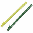 Ballpoint Plastic Bamboo Pen Black Ink 0.38mm Novelty Stationery Pack of 10 Q4X8