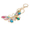 Crystal Butterfly Rhinestone Women Bag Pendant Keyring Keychain Key Holder