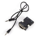 1080P HDMI Female to VGA Male with Audio Output Cable Converter Adapter
