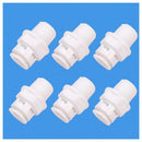 New 5Pcs Push Fit Tube 1/4inch Thread Tap Male Quick Connect RO Water Osmos Q4H9