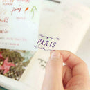 8Sheet Simple Paper Stickers For Diary Notebook Phone Journal Supply Englis O6R4