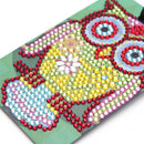 DIY Special Shaped Diamond Painting Bird Design Leather Boarding Pass Craft