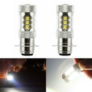 1Pcs for Yamaha H6 80W motorcycle Super HID White LED Headlights Bulbs U TZB