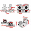 15Pcs 200Mm Optical Axis Guide Bearing Housings Aluminum Rail Shaft Lead Sc