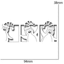 Animal Metal Cutting Dies Stencils Paper Cutting Card for DIY Album (H1324) A