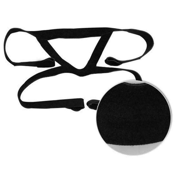 Black FX CPAP Nasal Headgear Strap No Air Leaks Mirage Adjustable Cushion Y9A4