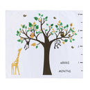 Baby Milestone Blanket Cartoon Tree Print Infant Photography Backdrop Cloth