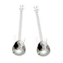 Guitar Coffee Teaspoons,4 Pcs Stainless Steel Musical Coffee Spoons Teaspoo