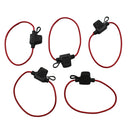 Qty 5 In-line Fuse Holder Mini  Fuse