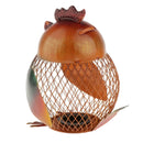 Solid Coin Box Cock Ornament Kids Child Money Bank Crash Save Pot Table Decor