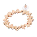 Round Circle Colorful Crystal Pendant Drop Earrings Women Wedding Simulated