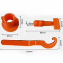 50Pc Flooring Wall Tile Leveling System Leveler Plastic Clip Adjustable Loc K4X5