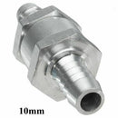 4pcs 6/8/10/12mm 4 Size Valves Aluminium Alloy Fuel Non Return Check Valve