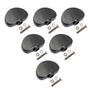 6 Pcs Black Guitar Tuning Pegs Keys Button Tuners Machine Heads, Premium Plastic
