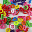 Best 100pcs Sports Elastic Rope Ring Hairband Women Hair Band Ponytail Holder LJ