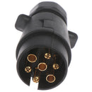 12V 7 Way Round Standard European Car Plug Connector 7 Pin Socket Plugs TraiA3C