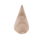 15 Pieces 3 Size Finger Ring Wooden Ring Stand DIY Cone Shape Geometry Rack