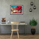 5D DIY Full Drill Diamond Painting Cat Flower Cross Stitch Embroidery Craft